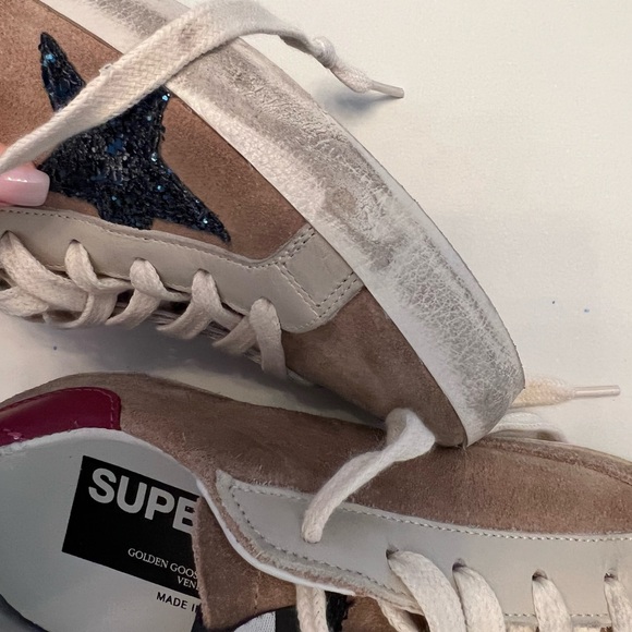 Golden Goose Superstar Dessert Suede-Blue - Size 36 - Women’s - Picture 15 of 16